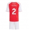 Arsenal William Saliba #2 Heimtrikot Kinder 2025-26 Kurzarm (+ kurze hosen)