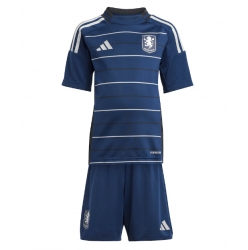 Aston Villa 3rd trikot Kinder 2024-25 Kurzarm (+ kurze hosen)