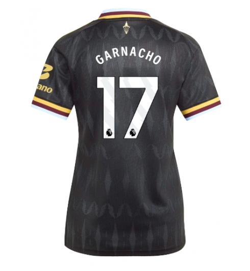 Aston Villa Alejandro Garnacho #17 Auswärtstrikot Frauen 2026-27 Kurzarm Aston Villa Alejandro Garnacho #17 Auswärtstrikot Frauen 2026-27 Kurzarm