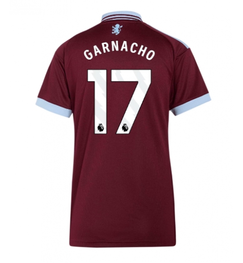 Aston Villa Alejandro Garnacho #17 Heimtrikot Frauen 2026-27 Kurzarm Aston Villa Alejandro Garnacho #17 Heimtrikot Frauen 2026-27 Kurzarm
