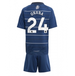 Aston Villa Amadou Onana #24 3rd trikot Kinder 2024-25 Kurzarm (+ kurze hosen)