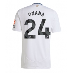 Aston Villa Amadou Onana #24 Auswärtstrikot 2024-25 Kurzarm