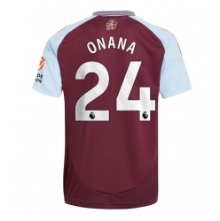 Aston Villa Amadou Onana #24 Heimtrikot 2024-25 Kurzarm