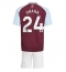 Aston Villa Amadou Onana #24 Heimtrikot Kinder 2024-25 Kurzarm (+ kurze hosen)