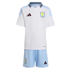 Aston Villa Auswärtstrikot Kinder 2024-25 Kurzarm (+ kurze hosen)