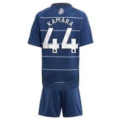 Aston Villa Boubacar Kamara #44 3rd trikot Kinder 2024-25 Kurzarm (+ kurze hosen)
