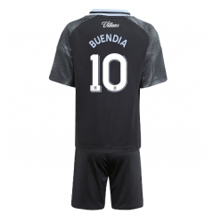 Aston Villa Emiliano Buendia #10 Auswärtstrikot Kinder 2025-26 Kurzarm (+ kurze hosen)