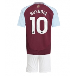 Aston Villa Emiliano Buendia #10 Heimtrikot Kinder 2024-25 Kurzarm (+ kurze hosen)