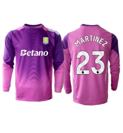 Aston Villa Emiliano Martinez #23 Torwart 3rd trikot 2025-26 Langarm Aston Villa Emiliano Martinez #23 Torwart 3rd trikot 2025-26 Langarm