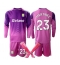 Aston Villa Emiliano Martinez #23 Torwart 3rd trikot Kinder 2025-26 Langarm (+ kurze hosen)