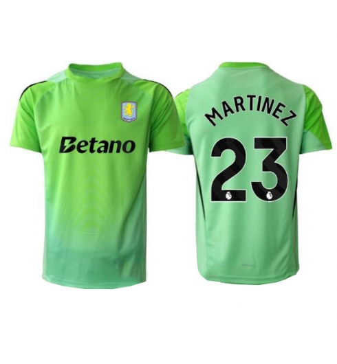 Aston Villa Emiliano Martinez #23 Torwart Auswärtstrikot 2025-26 Kurzarm Aston Villa Emiliano Martinez #23 Torwart Auswärtstrikot 2025-26 Kurzarm