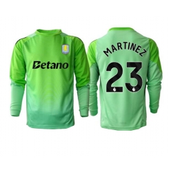 Aston Villa Emiliano Martinez #23 Torwart Auswärtstrikot 2025-26 Langarm