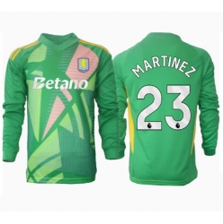 Aston Villa Emiliano Martinez #23 Torwart Heimtrikot 2024-25 Langarm