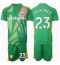 Aston Villa Emiliano Martinez #23 Torwart Heimtrikot Kinder 2024-25 Kurzarm (+ kurze hosen)