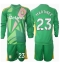 Aston Villa Emiliano Martinez #23 Torwart Heimtrikot Kinder 2024-25 Langarm (+ kurze hosen)