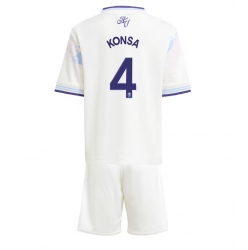 Aston Villa Ezri Konsa #4 3rd trikot Kinder 2025-26 Kurzarm (+ kurze hosen)