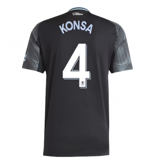 Aston Villa Ezri Konsa #4 Auswärtstrikot 2025-26 Kurzarm Aston Villa Ezri Konsa #4 Auswärtstrikot 2025-26 Kurzarm