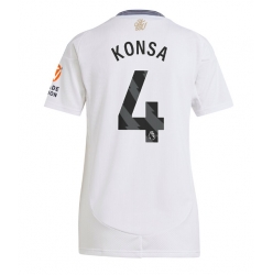 Aston Villa Ezri Konsa #4 Auswärtstrikot Frauen 2024-25 Kurzarm