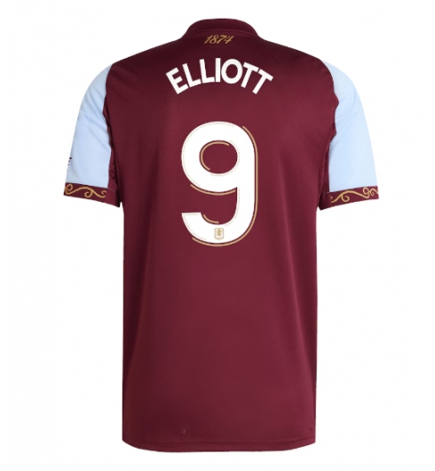 Aston Villa Harvey Elliott #9 Heimtrikot 2025-26 Kurzarm Aston Villa Harvey Elliott #9 Heimtrikot 2025-26 Kurzarm