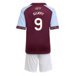 Aston Villa Harvey Elliott #9 Heimtrikot Kinder 2025-26 Kurzarm (+ kurze hosen)