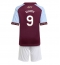 Aston Villa Harvey Elliott #9 Heimtrikot Kinder 2025-26 Kurzarm (+ kurze hosen)