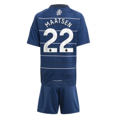 Aston Villa Ian Maatsen #22 3rd trikot Kinder 2024-25 Kurzarm (+ kurze hosen)