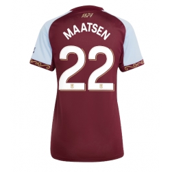 Aston Villa Ian Maatsen #22 Heimtrikot Frauen 2025-26 Kurzarm