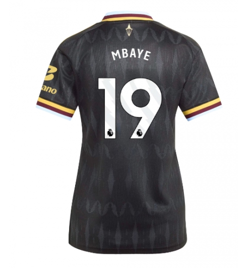 Aston Villa Ibrahim Mbaye #19 Auswärtstrikot Frauen 2026-27 Kurzarm Aston Villa Ibrahim Mbaye #19 Auswärtstrikot Frauen 2026-27 Kurzarm