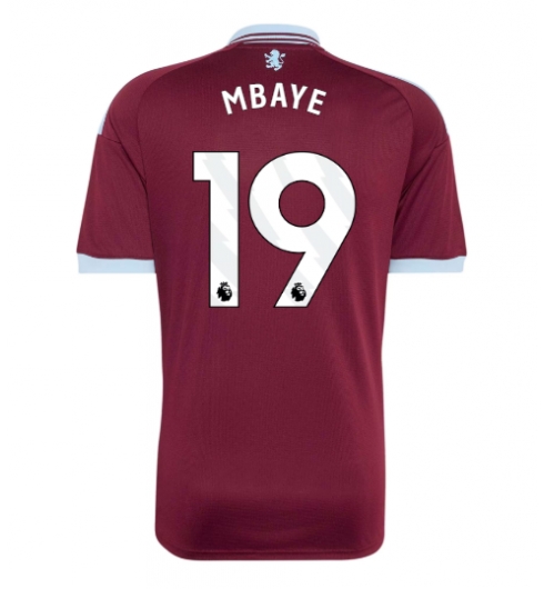 Aston Villa Ibrahim Mbaye #19 Heimtrikot 2026-27 Kurzarm Aston Villa Ibrahim Mbaye #19 Heimtrikot 2026-27 Kurzarm