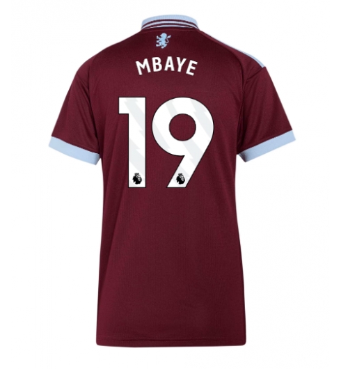 Aston Villa Ibrahim Mbaye #19 Heimtrikot Frauen 2026-27 Kurzarm Aston Villa Ibrahim Mbaye #19 Heimtrikot Frauen 2026-27 Kurzarm