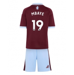Aston Villa Ibrahim Mbaye #19 Heimtrikot Kinder 2026-27 Kurzarm (+ kurze hosen)