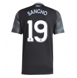 Aston Villa Jadon Sancho #19 Auswärtstrikot 2025-26 Kurzarm