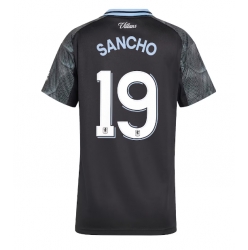 Aston Villa Jadon Sancho #19 Auswärtstrikot Frauen 2025-26 Kurzarm