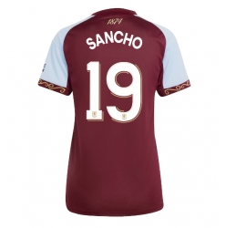Aston Villa Jadon Sancho #19 Heimtrikot Frauen 2025-26 Kurzarm
