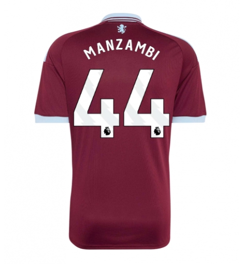 Aston Villa Johan Manzambi #44 Heimtrikot 2026-27 Kurzarm Aston Villa Johan Manzambi #44 Heimtrikot 2026-27 Kurzarm
