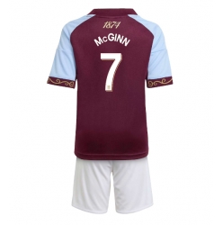 Aston Villa John McGinn #7 Heimtrikot Kinder 2025-26 Kurzarm (+ kurze hosen)
