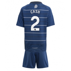 Aston Villa Matty Cash #2 3rd trikot Kinder 2024-25 Kurzarm (+ kurze hosen)