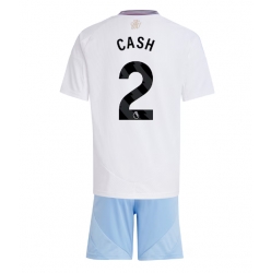 Aston Villa Matty Cash #2 Auswärtstrikot Kinder 2024-25 Kurzarm (+ kurze hosen)