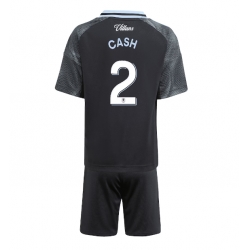 Aston Villa Matty Cash #2 Auswärtstrikot Kinder 2025-26 Kurzarm (+ kurze hosen)