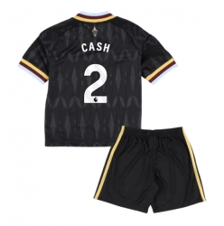 Aston Villa Matty Cash #2 Auswärtstrikot Kinder 2026-27 Kurzarm (+ kurze hosen)