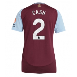 Aston Villa Matty Cash #2 Heimtrikot Frauen 2024-25 Kurzarm