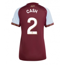 Aston Villa Matty Cash #2 Heimtrikot Frauen 2025-26 Kurzarm