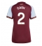 Aston Villa Matty Cash #2 Heimtrikot Frauen 2025-26 Kurzarm