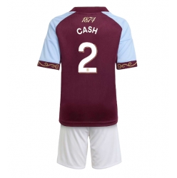 Aston Villa Matty Cash #2 Heimtrikot Kinder 2025-26 Kurzarm (+ kurze hosen)
