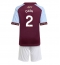 Aston Villa Matty Cash #2 Heimtrikot Kinder 2025-26 Kurzarm (+ kurze hosen)