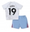 Aston Villa Moussa Diaby #19 Auswärtstrikot Kinder 2023-24 Kurzarm (+ kurze hosen)