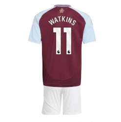 Aston Villa Ollie Watkins #11 Heimtrikot Kinder 2024-25 Kurzarm (+ kurze hosen)