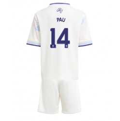 Aston Villa Pau Torres #14 3rd trikot Kinder 2025-26 Kurzarm (+ kurze hosen)
