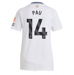 Aston Villa Pau Torres #14 Auswärtstrikot Frauen 2024-25 Kurzarm