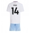 Aston Villa Pau Torres #14 Auswärtstrikot Kinder 2024-25 Kurzarm (+ kurze hosen)